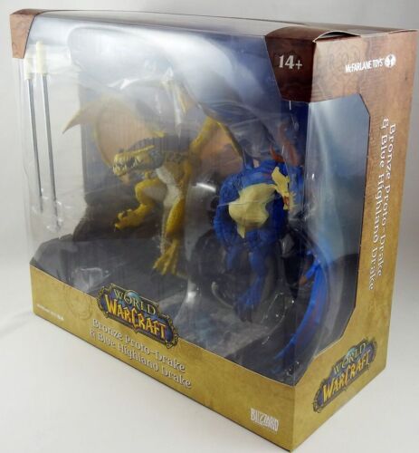 World of Warcraft - Bronze Proto-Drake & Blue Highland Drake - McFarlane's Drago - Picture 4 of 4