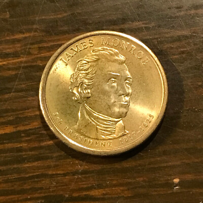 JAMES MONROE 2008 (Denver MINT U.S. BU One Dollar coins)