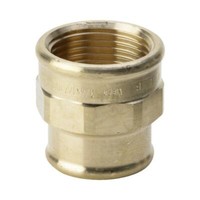 Viega Muffe 3240 In Rp3/4 X Rp3/8 Rotguss