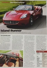 Ferrari California Magazine Ad Picture Advertisement Original Display Wall Art 
