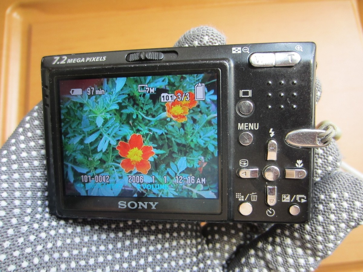 Sony Cyber-shot DSC-T10 7.2Mp Digital Camera Memory 4Gb