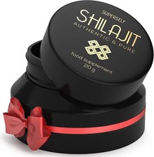 Pure Shilajit Resin 20g - Purified & Natural - 80 Servings - High Potency