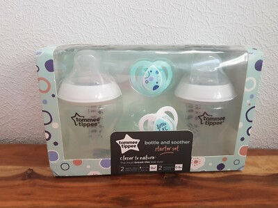 tommee tippee bottle and soother set