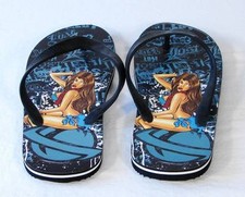 Lost Mens Bikini Girl Flip Flops Thong Sandals NWT