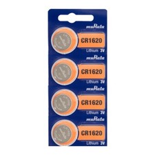 4 SONY Lithium CR1620 3v Batteries CR 1620, Replaces by Murata