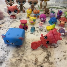 Littlest Pet Shop Lot Shopkins Hatchimals Mini Blume Girl Toy Figures Lot Of 40