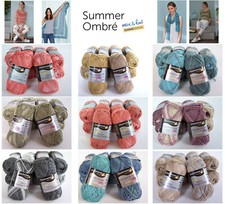 500g Schachenmayr Summer Ombré Wollpaket - Baumwolle & Viskose (40,00€/kg)