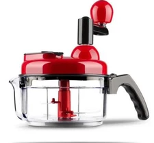 Food Chopper Hand Crank Food Processor Chopper Vegetable Quick Chopper