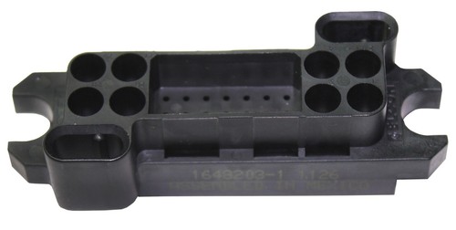 1648203-1 29 (21 + 8 Power) Housing for Male Pins Black Panel Mount Drawer Lower - Bild 2 von 2
