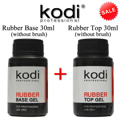 MEGA SALE! 2pcs 30ml. Rubber BASE + TOP Kodi Professional Gel LED/UV ORIGINAL - Picture 1 of 5