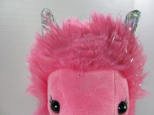 Build A Bear Pink & Silver Sparkle Mini Llama 11" Stuffed Plush Animal - Picture 2 of 9