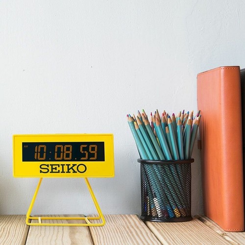 SEIKO Mini Sports Timer Clock Digital SQ815Y Free Shipping New Japan - Picture 5 of 8