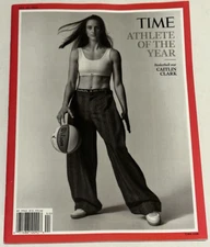 TIME MAGAZINE December 30 2024 CAITLIN CLARK Athlete of The Year No Label WNBA