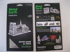 New Fascinations Metal Earth Premium Series Notre Dame 3D Model Kit ICX003