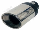 Pair Jetex Stainless Steel Exhaust Tips Oval tailpipe [ELLIPS XL 63] 2.5 inch