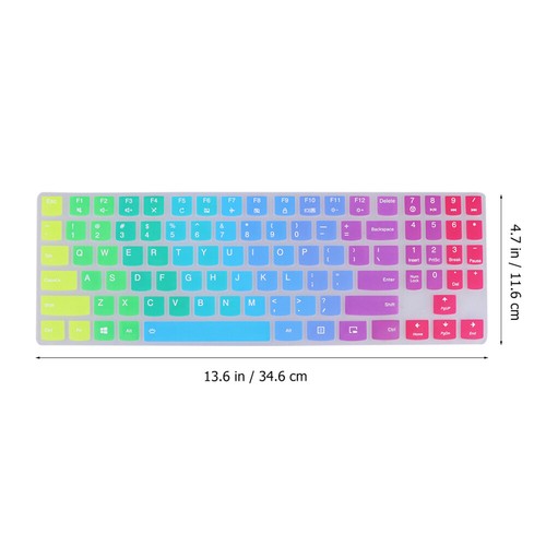 15,6 Zoll staubdichter Tastaturschutz-Silikon-Tastatur-Schutzabdeckung - Afbeelding 11 van 11