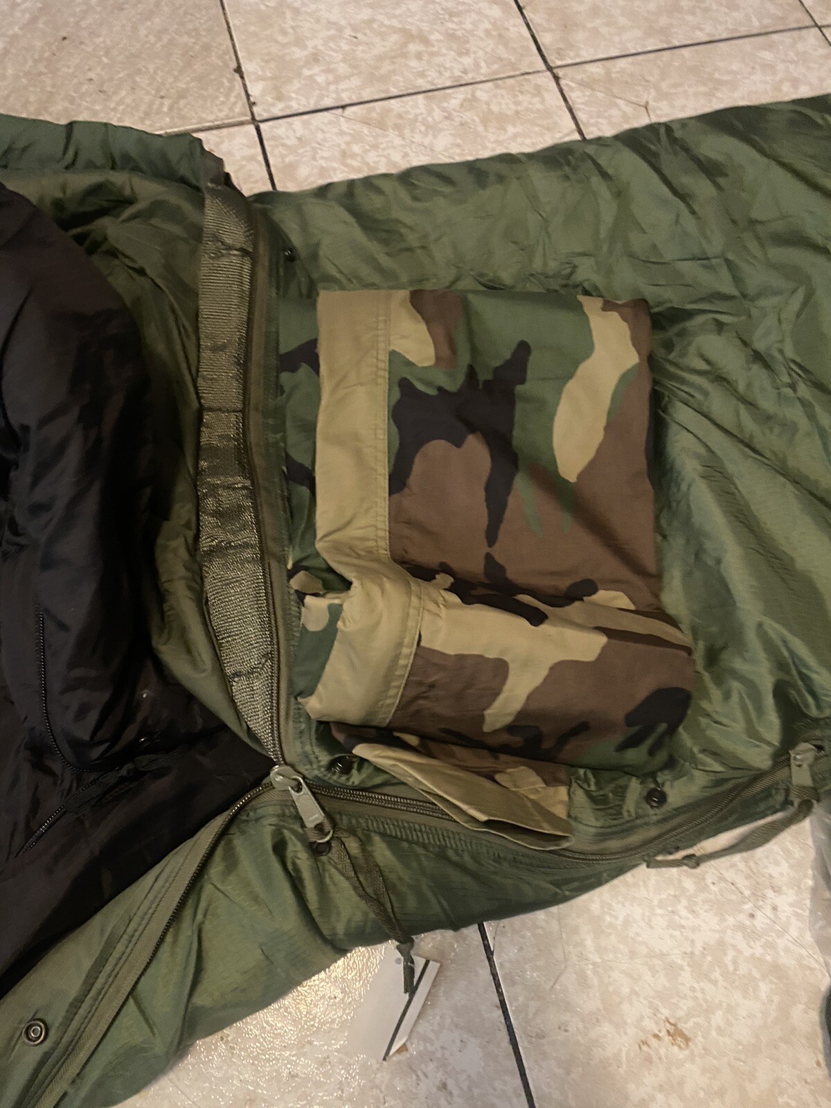 Military 3 Piece Sleeping Bag System eBay