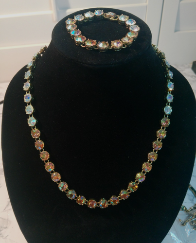 Heidi Daus Crystal Bracelet & Necklace Topaz Ombré (356)