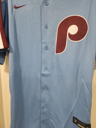 Nike Rhys Hoskins Retro 80's Style Philadelphia Phillies Jersey L $135 - 第 5/12 張圖片