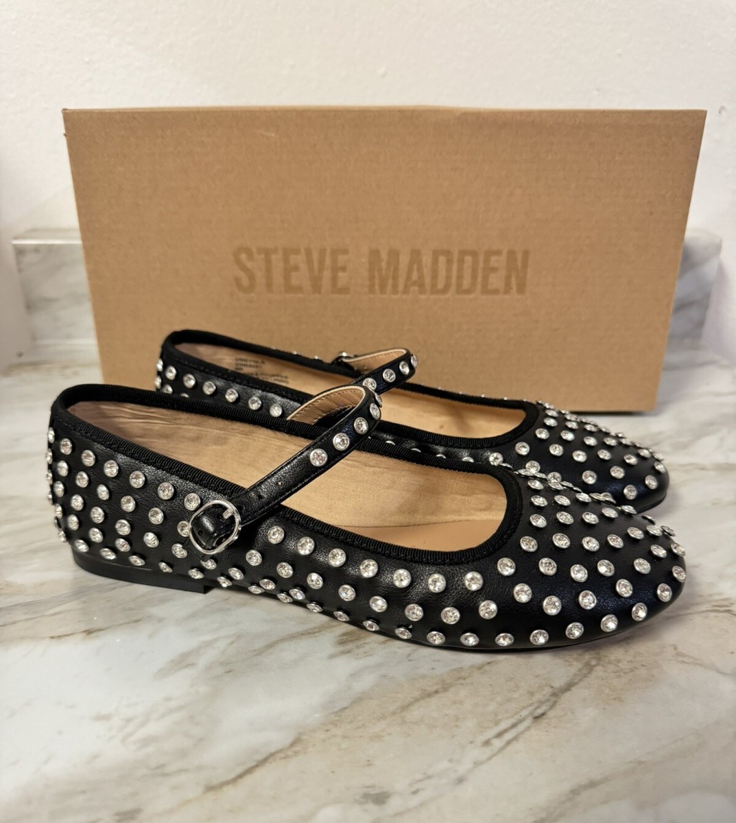 ★Steve Madden★ベスト商品★VINETTA RHINESTONES★フラット Steve Madden Vinetta Mary Jane Flat - Free Shipping | DSW