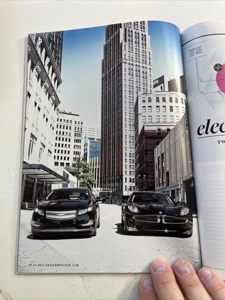 Car & Driver Magazine Chevrolet Camaro ZL1 BMW M6 Ferrari F12