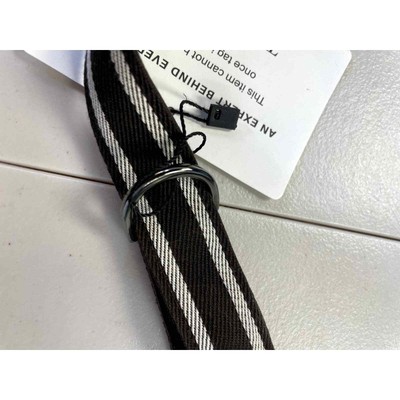 MAXMARA Skinny Leather Trim Clasp Striped Belt M MAXMARA Skinny Leather Trim Clasp Striped Belt M | eBay main image 2