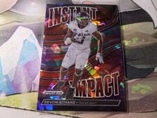 2023 Prizm Draft Picks Red Ice Instant Impact Devon Achane No.II-19