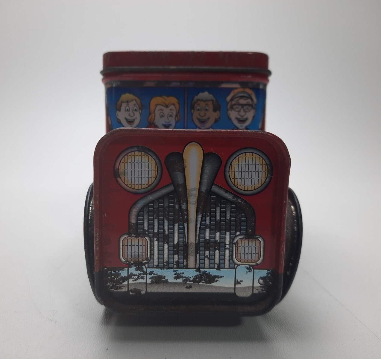 Vintage Cherrydale Farms Tin Delivery Truck Coin Bank