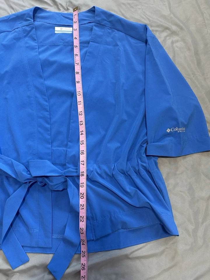 Columbia женщин Armadale 3/4 рукав надежном Stormy синий размер большой плавать прикрытие - Изображение 4 из 4