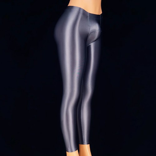 2023 Hombres Pantalones Satinados Brillantes Correr Leggings Fitness Pantalones Delgados Transpirables - Imagen 8 de 32