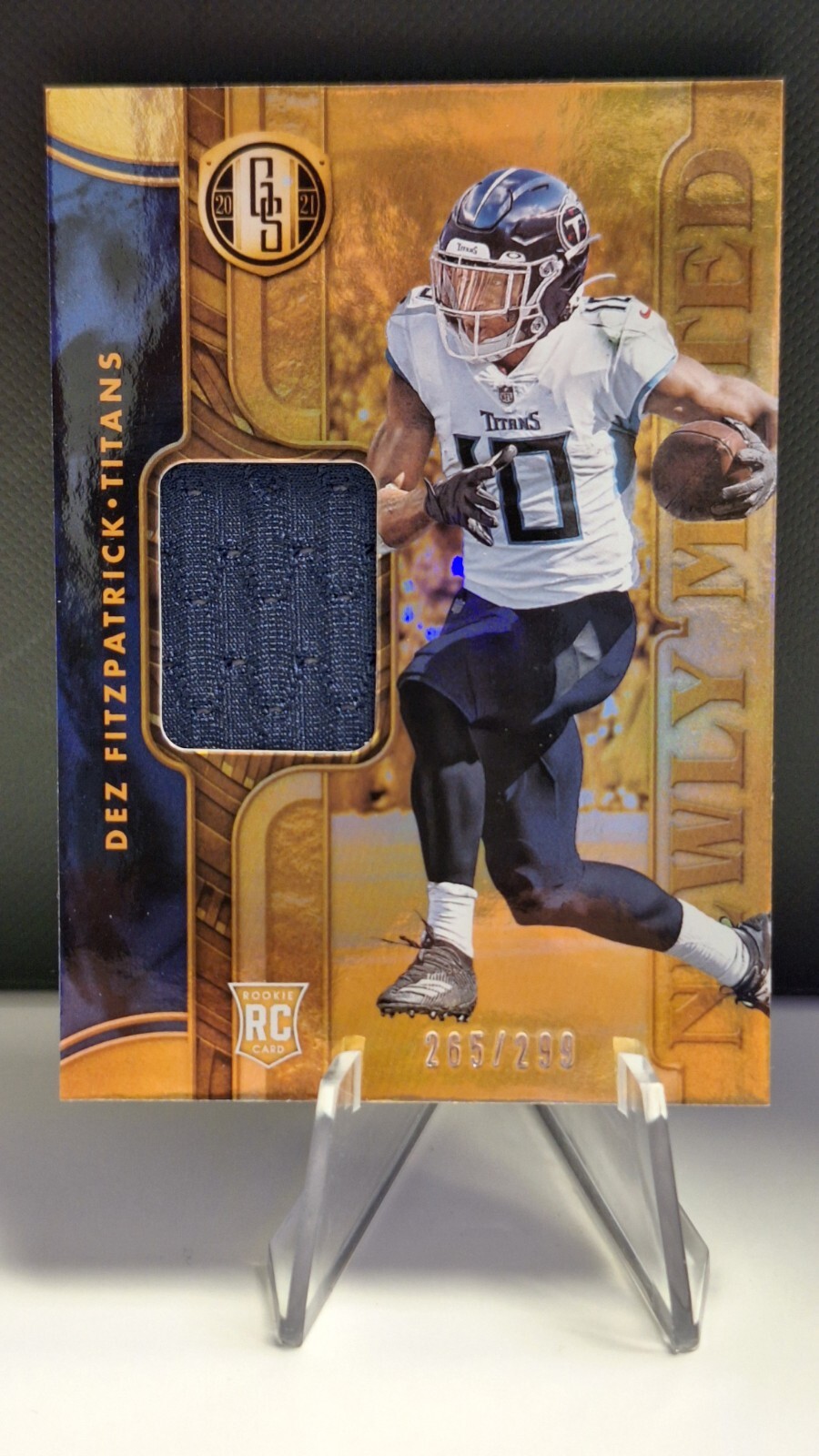 Dez Fitzpatrick Panini Gold Standard Newly Minted Memorabilia #DF Base