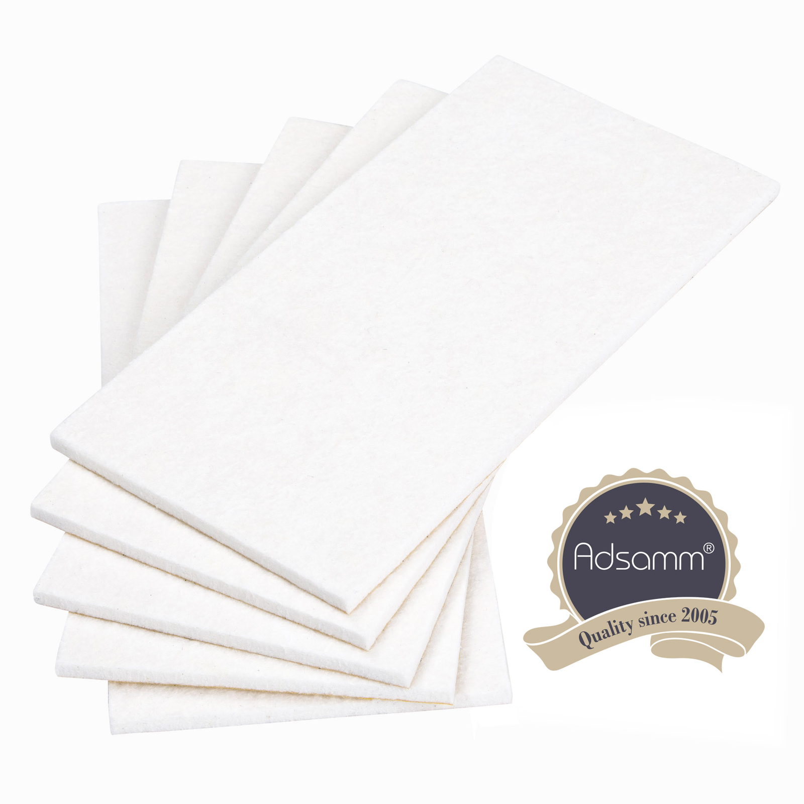 CREATIV DISCOUNT Filzplatte – 75x50 Cm, 3 Mm Stark, Hellblau, 100% Polyester Zum Basteln