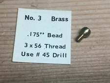 Winchester Marlin Ruger Weatherby Beretta H&R #3 Brownell Shotgun Bead Sight