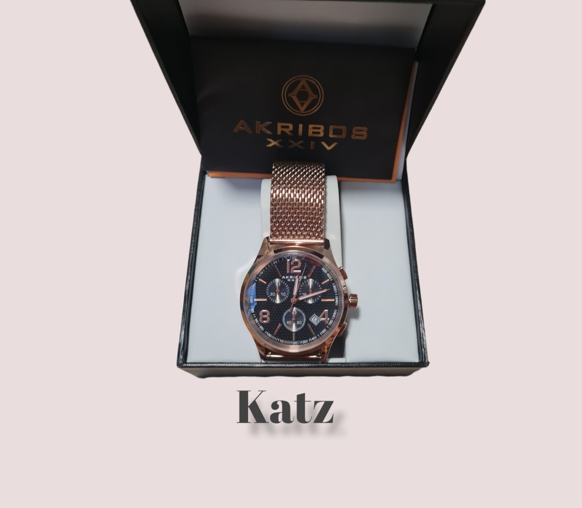 BRAND NEW! Akribos XXIV Rose Gold Watch Akribos Xxiv Women main image 4