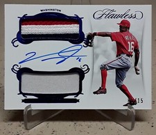 2018 Flawless VICTOR ROBLES Auto Rookie Dual Patches Sapphire /15