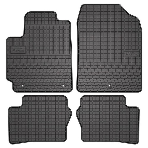 Tappetini Gomma Anteriori Per Kia Picanto III (2017+) - 2 Pezzi, Bordo Alto 15 Mm, Antiscivolo
