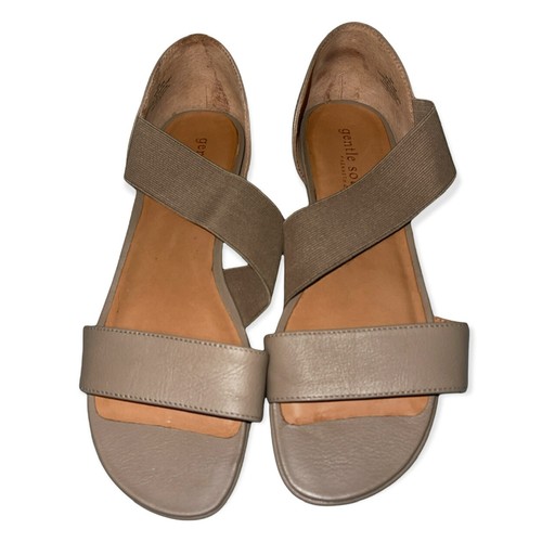 Strap Sandals Sz. 10 Kenneth Cole Taupe 