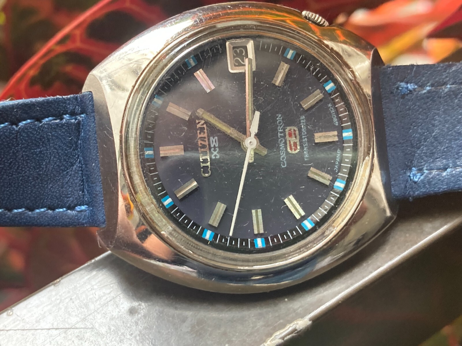WATCH VINTAGE CITIZEN COSMOTRON X8 WORKING - Gem