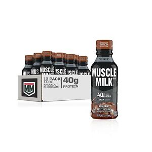 Protein Shake 12Pk 14 fl oz Knockout Chocolate Muscle Growth Energizing Beverage