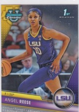 ANGEL REESE ROOKIE CARD Bowman Chrome 1st RC LSU Basketball WNBA CHICAGO SKY!