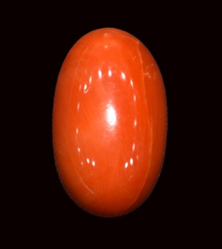 Bracciale Elastico In Corallo Rosso Naturale - Pietra Rotonda 7,5'' - Skysk - Foto 2