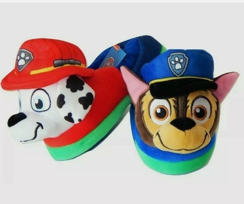 Paw Patrol Plush Slippers (Toddler Boys) size 9-10