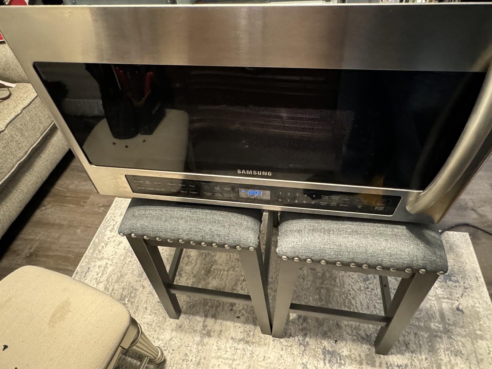 Samsung Range Microwave Door me21h706mqs Replacement Complete Part