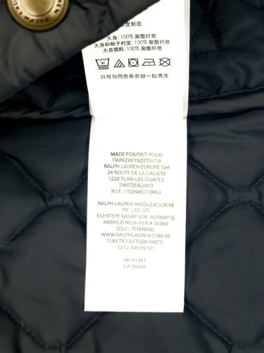 $125 Polo RALPH LAUREN Girls Boys 6 Diamond Quilted JACKET Black Puffer COAT NEW - Picture 18 of 24