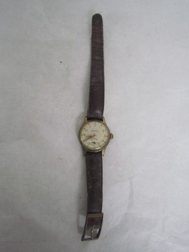 MONTRE VINTAGE WATERPROOF ANCRE 15 RUBIS ANTIMAGNETIC AVEC TROTTEUSE