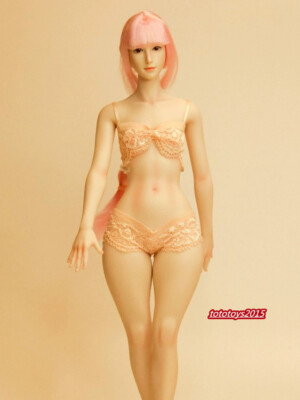 1:6 UD Seamless Thick Leg Small Breast Finger Bone OB Pale Female Figure Body