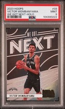 2023-24 Panini NBA Hoops - We Got Next Victor Wembanyama #33 Holo (RC) PSA9