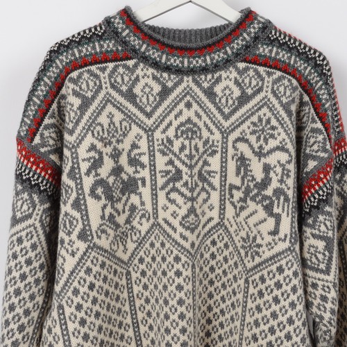 Vintage 90s Dale Of Norway Lillehammer Olympic Men's Wool Sweater Large 1994 Ski - Picture 11 of 18