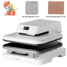 HTVRONT Heat Press Machine for t shirts 15x15 in Auto Heat Press Transfer New