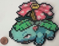 Venusaur Mini Bead Sprite Perler Artkal Pixel Retro Pokemon Grass Poison Seed